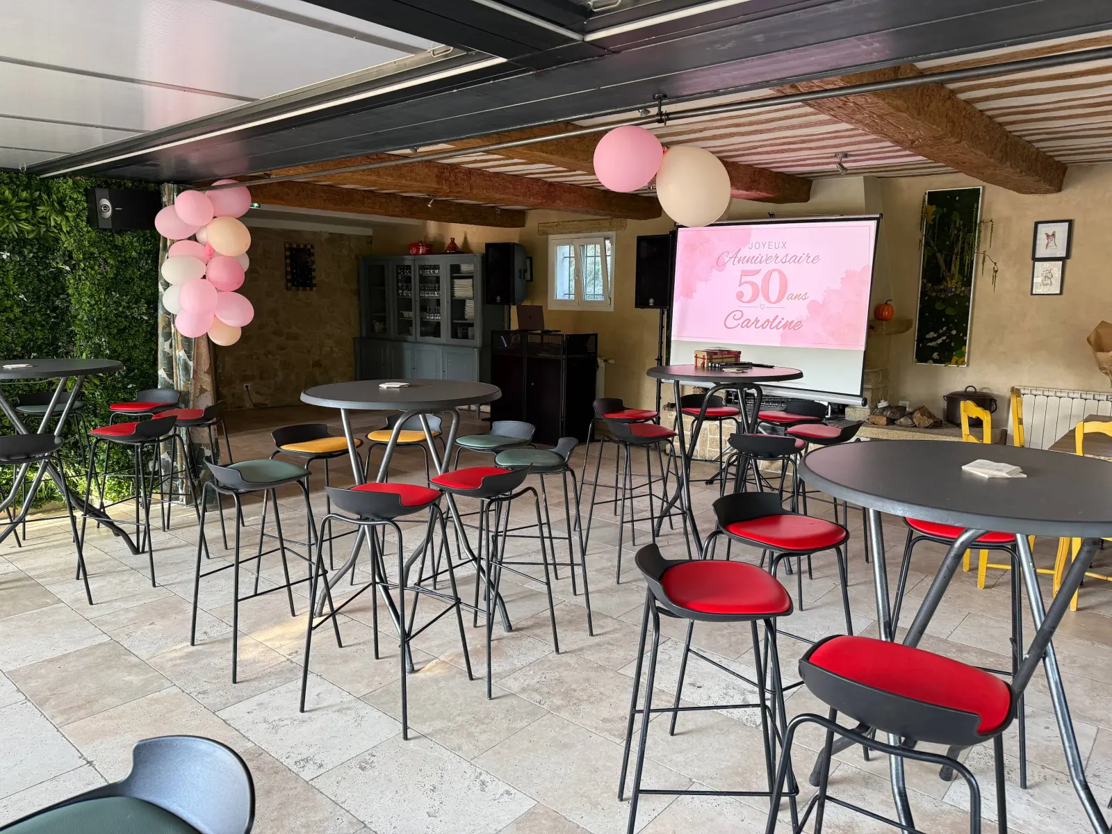 Installation DJ pour un anniversaire de 50 ans